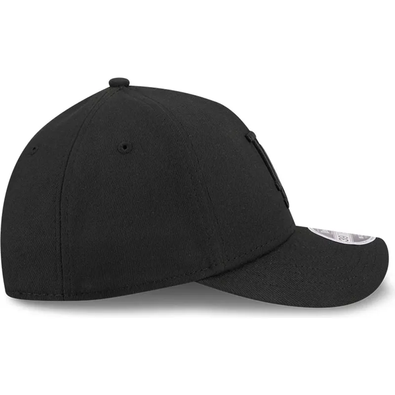 new-era-curved-brim-black-logo-39thirty-m-crown-a-frame-los-angeles-dodgers-mlb-black-fitted-cap
