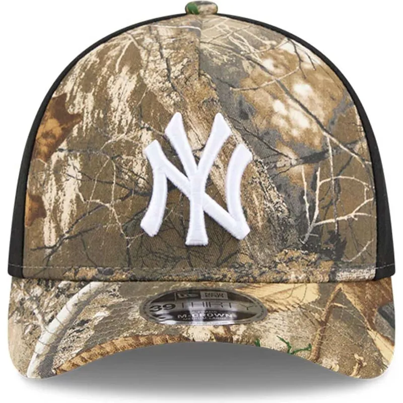 lippikset-kaareva-maastokuvio-istuva-39thirty-m-crown-a-frame-realtree-new-york-yankees-mlb-new-era