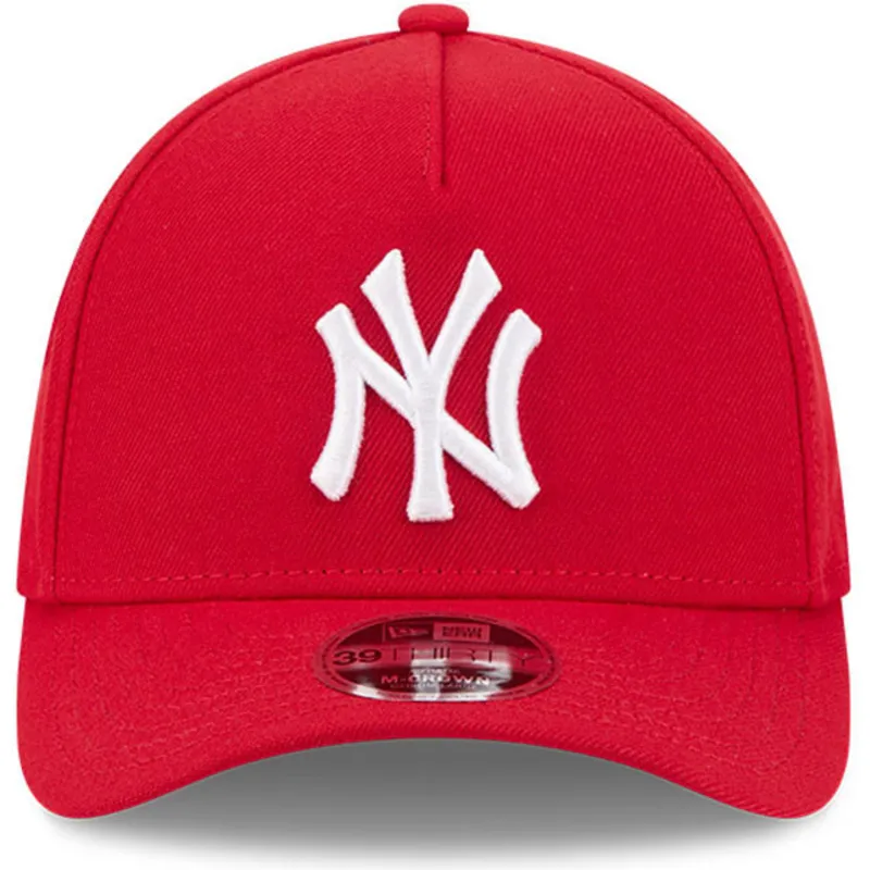 lippikset-kaareva-punainen-istuva-39thirty-m-crown-a-frame-new-york-yankees-mlb-new-era lippikset-kaareva-punainen-istuva-39thirty-m-crown-a-frame-new-york-yankees-mlb-new-era