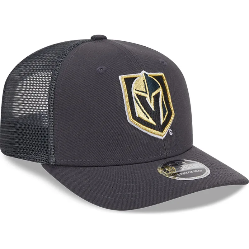 lippikset-kaareva-rekka-harmaa-snapback-9seventy-stretch-snap-evergreen-vegas-golden-knights-nhl-new-era