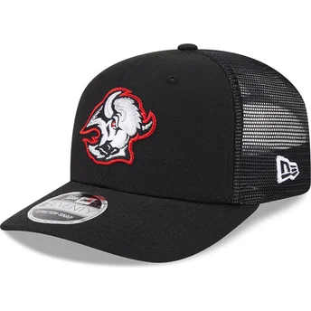 New Era 9SEVENTY Stretch Snap Evergreen Buffalo Sabres NHL Black Trucker Hat