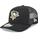 lippikset-kaareva-rekka-musta-snapback-9seventy-stretch-snap-evergreen-pittsburgh-penguins-nhl-new-era