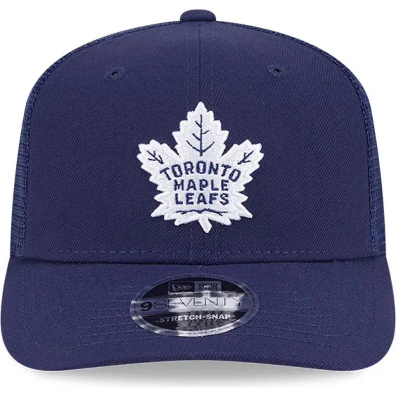 lippikset-kaareva-rekka-laivastonsininen-snapback-9seventy-stretch-snap-evergreen-toronto-maple-leafs-nhl-new-era