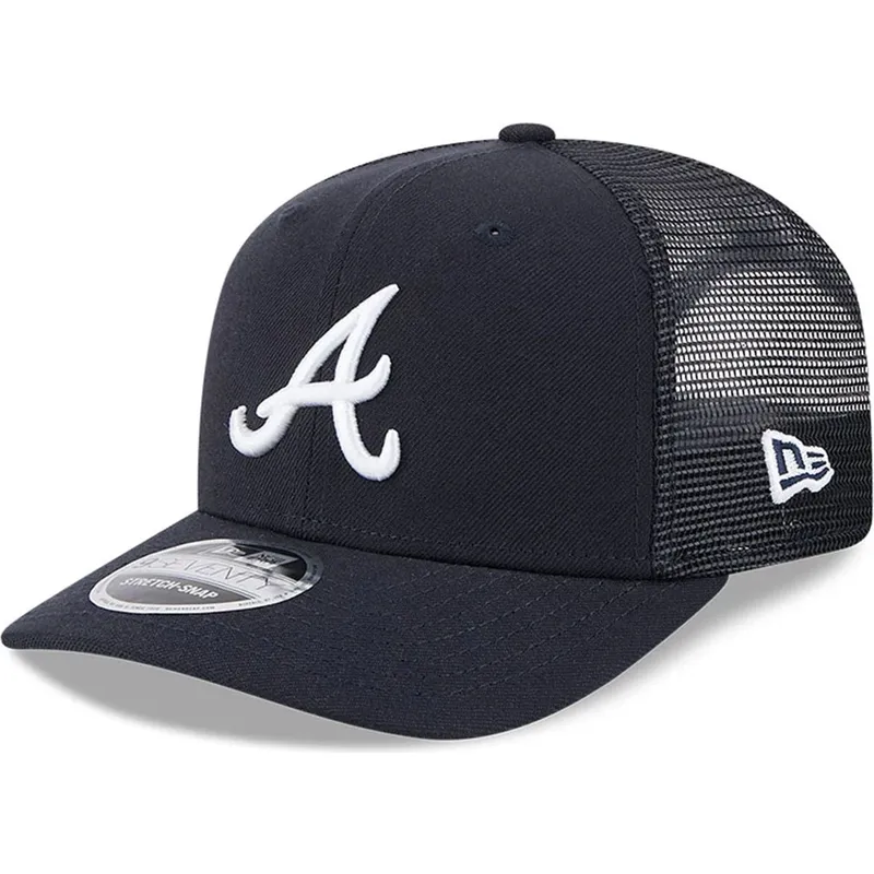 new-era-9seventy-stretch-snap-evergreen-atlanta-braves-mlb-navy-blue-trucker-hat