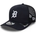 lippikset-kaareva-rekka-laivastonsininen-snapback-9seventy-stretch-snap-evergreen-detroit-tigers-mlb-new-era
