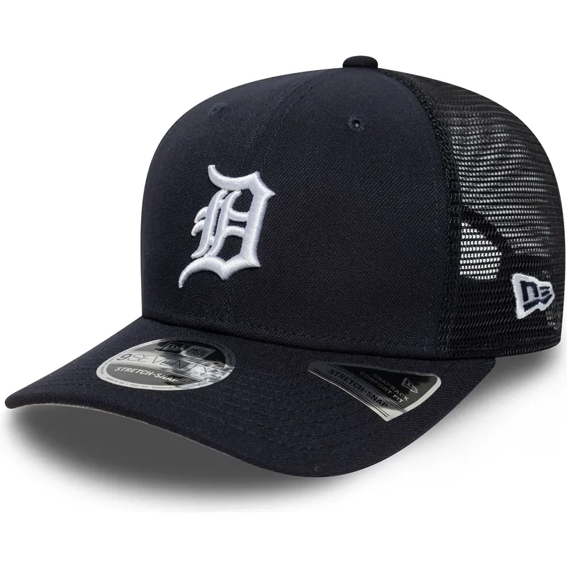lippikset-kaareva-rekka-laivastonsininen-snapback-9seventy-stretch-snap-evergreen-detroit-tigers-mlb-new-era