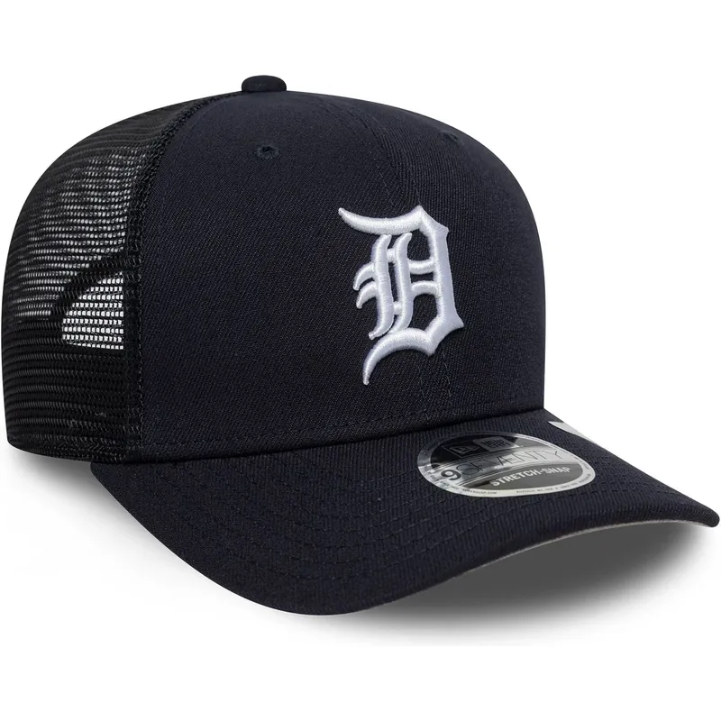 lippikset-kaareva-rekka-laivastonsininen-snapback-9seventy-stretch-snap-evergreen-detroit-tigers-mlb-new-era