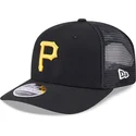 lippikset-kaareva-rekka-musta-snapback-9seventy-stretch-snap-evergreen-pittsburgh-pirates-mlb-new-era