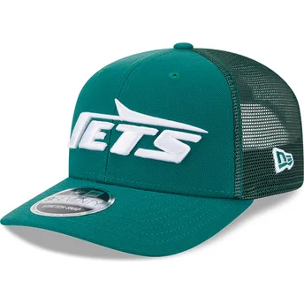 Cap kaareva green snapback 9SEVENTY Stretch Snap Evergreen New York Jets NFL New Era