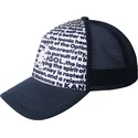 lippikset-kaareva-rekka-laivastonsininen-snapback-fine-print-kangol