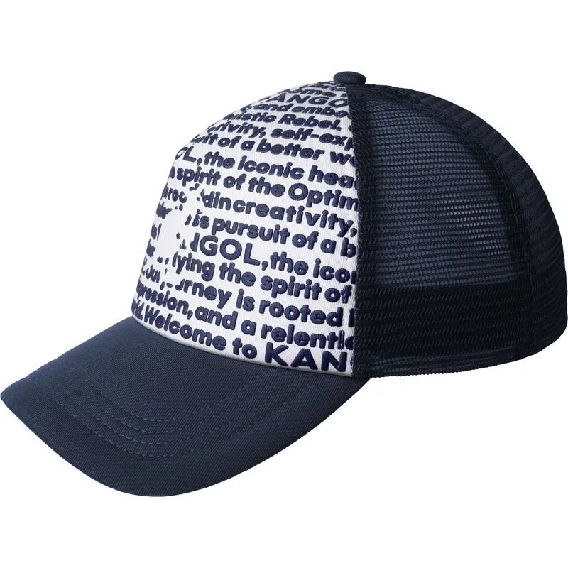 lippikset-kaareva-rekka-laivastonsininen-snapback-fine-print-kangol lippikset-kaareva-rekka-laivastonsininen-snapback-fine-print-kangol