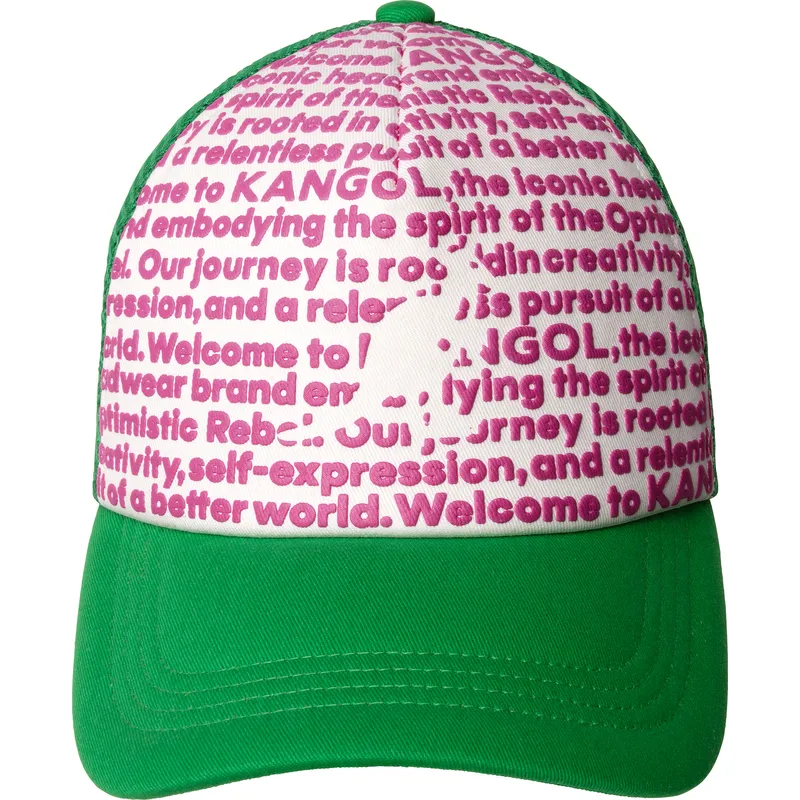 lippikset-kaareva-rekka-vihrea-snapback-fine-print-kangol lippikset-kaareva-rekka-vihrea-snapback-fine-print-kangol