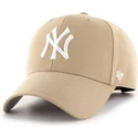 lippikset-kaareva-khaki-saadettava-nauha-mvp-new-york-yankees-mlb-47-brand