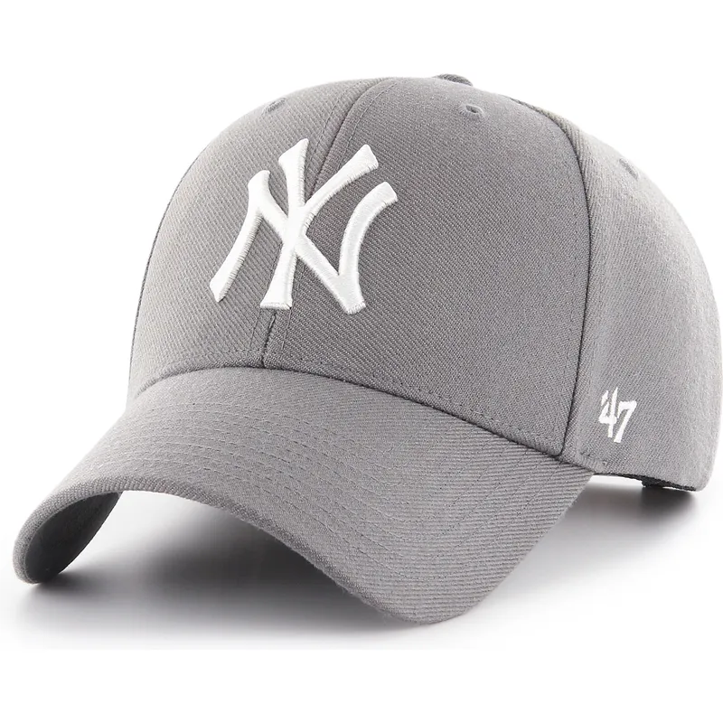 lippikset-kaareva-harmaa-snapback-mvp-new-york-yankees-mlb-47-brand