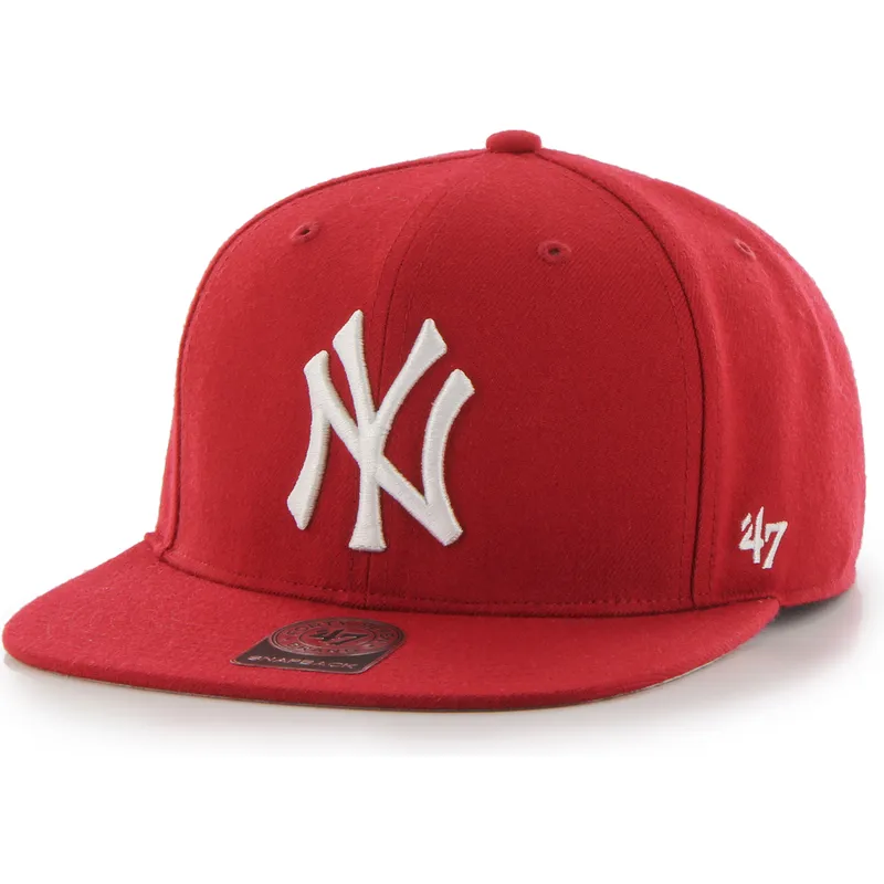 lippikset-littea-punainen-snapback-captain-no-shot-new-york-yankees-mlb-47-brand lippikset-littea-punainen-snapback-captain-no-shot-new-york-yankees-mlb-47-brand