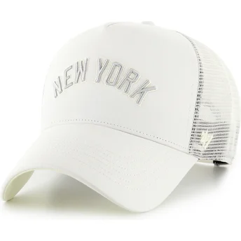 Cap kaareva beige snapback Offside DT Soft Glow Script New York Yankees MLB 47 Brand