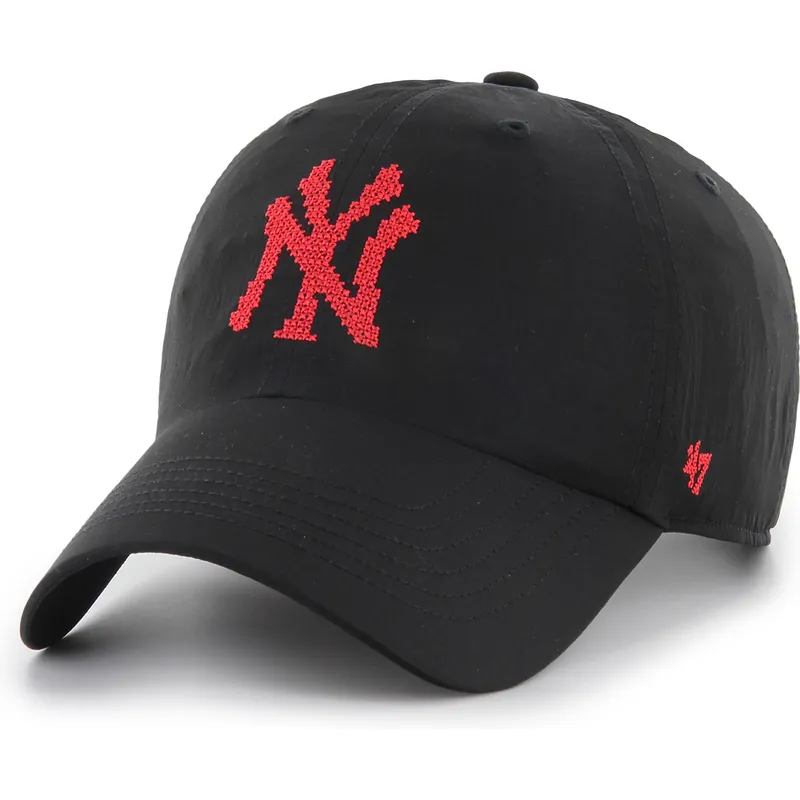 lippikset-kaareva-musta-saadettava-nauha-clean-up-eight-bit-hero-new-york-yankees-mlb-47-brand lippikset-kaareva-musta-saadettava-nauha-clean-up-eight-bit-hero-new-york-yankees-mlb-47-brand