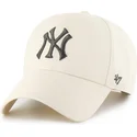 lippikset-kaareva-beige-snapback-mvp-new-york-yankees-mlb-47-brand