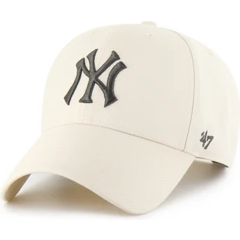 Lippikset kaareva beige snapback MVP New York Yankees MLB 47 Brand
