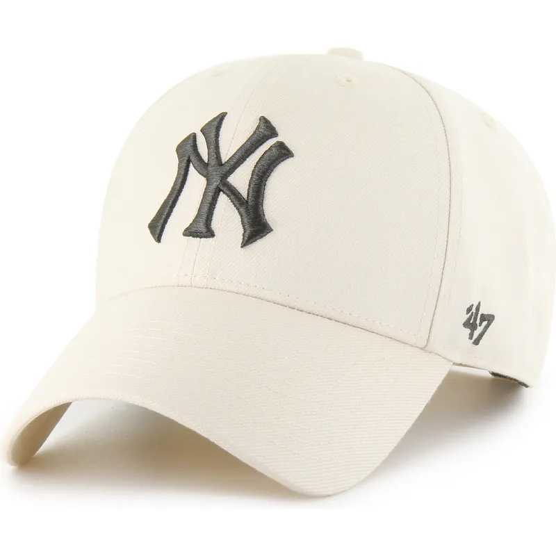 lippikset-kaareva-beige-snapback-mvp-new-york-yankees-mlb-47-brand