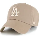 cap-kaareva-brown-adjustable-strap-clean-up-ballpark-portabella-los-angeles-dodgers-mlb-47-brand