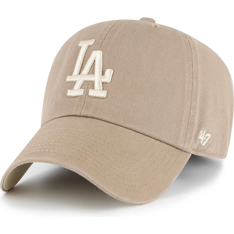 lippikset-kaareva-ruskea-saadettava-nauha-clean-up-ballpark-telinebella-los-angeles-dodgers-mlb-47-brand