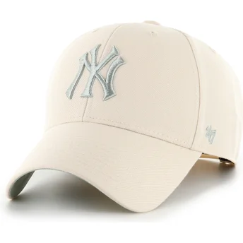 Cap kaareva beige snapback MVP Ballpark New York Yankees MLB 47 Brand