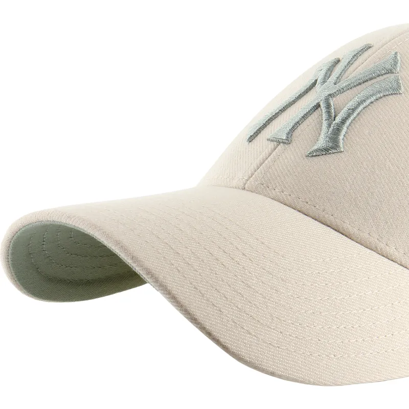 lippikset-kaareva-beige-snapback-mvp-ballpark-new-york-yankees-mlb-47-brand