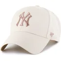 cap-kaareva-beige-snapback-marron-mvp-ballpark-new-york-yankees-mlb-47-brand