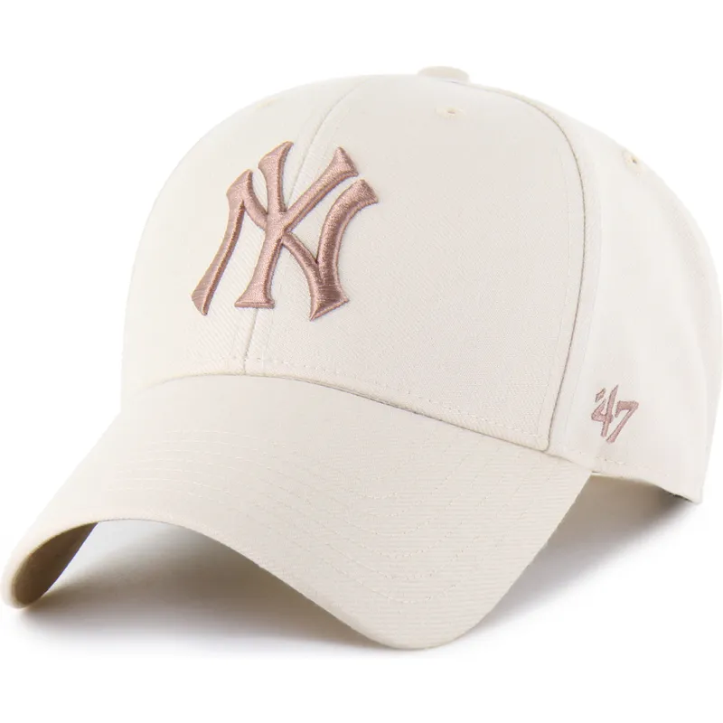cap-kaareva-beige-snapback-marron-mvp-ballpark-new-york-yankees-mlb-47-brand cap-kaareva-beige-snapback-marron-mvp-ballpark-new-york-yankees-mlb-47-brand