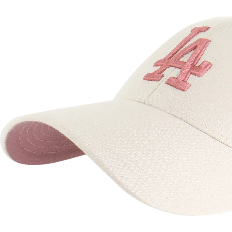 cap-kaareva-beige-snapback-rosa-mvp-ballpark-los-angeles-dodgers-mlb-47-brand