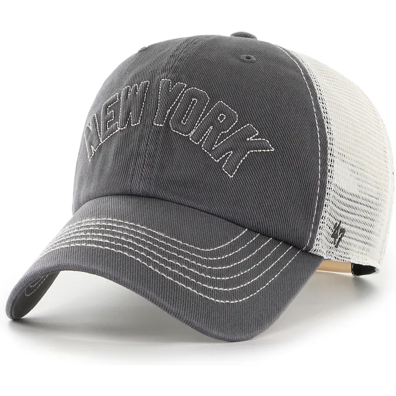 cap-kaareva-black-snapback-clean-up-trailer-script-mesh-new-york-yankees-mlb-47-brand cap-kaareva-black-snapback-clean-up-trailer-script-mesh-new-york-yankees-mlb-47-brand