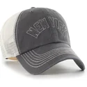 cap-kaareva-black-snapback-clean-up-trailer-script-mesh-new-york-yankees-mlb-47-brand