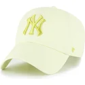 lippikset-kaareva-keltainen-saadettava-nauha-clean-up-no-loop-label-new-york-yankees-mlb-47-brand