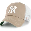 lippikset-kaareva-rekka-ruskea-snapback-clean-up-trawler-new-york-yankees-mlb-47-brand