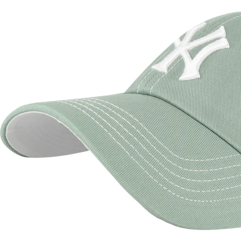 cap-kaareva-green-adjustable-strap-clean-up-contrast-stitch-new-york-yankees-mlb-47-brand cap-kaareva-green-adjustable-strap-clean-up-contrast-stitch-new-york-yankees-mlb-47-brand