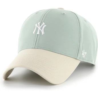 Lippikset kaareva vihreä säädettävä nauha MVP Base Runner Two Tone Legend New York Yankees MLB 47 Brand