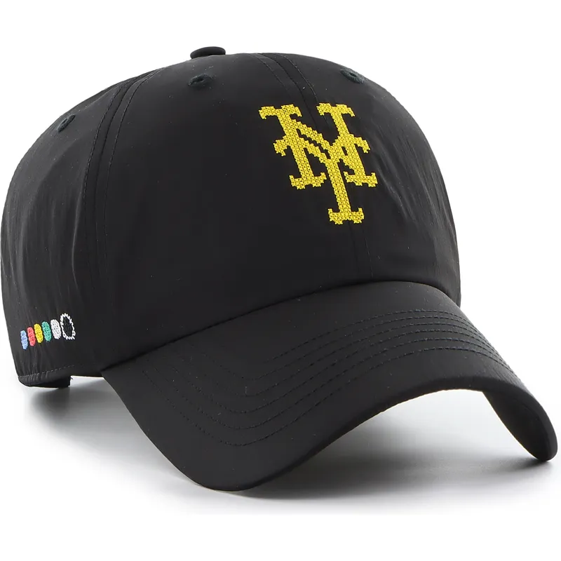 lippikset-kaareva-musta-saadettava-nauha-clean-up-eight-bit-hero-new-york-mets-mlb-47-brand lippikset-kaareva-musta-saadettava-nauha-clean-up-eight-bit-hero-new-york-mets-mlb-47-brand