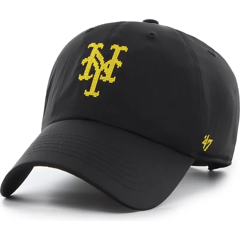 lippikset-kaareva-musta-saadettava-nauha-clean-up-eight-bit-hero-new-york-mets-mlb-47-brand lippikset-kaareva-musta-saadettava-nauha-clean-up-eight-bit-hero-new-york-mets-mlb-47-brand