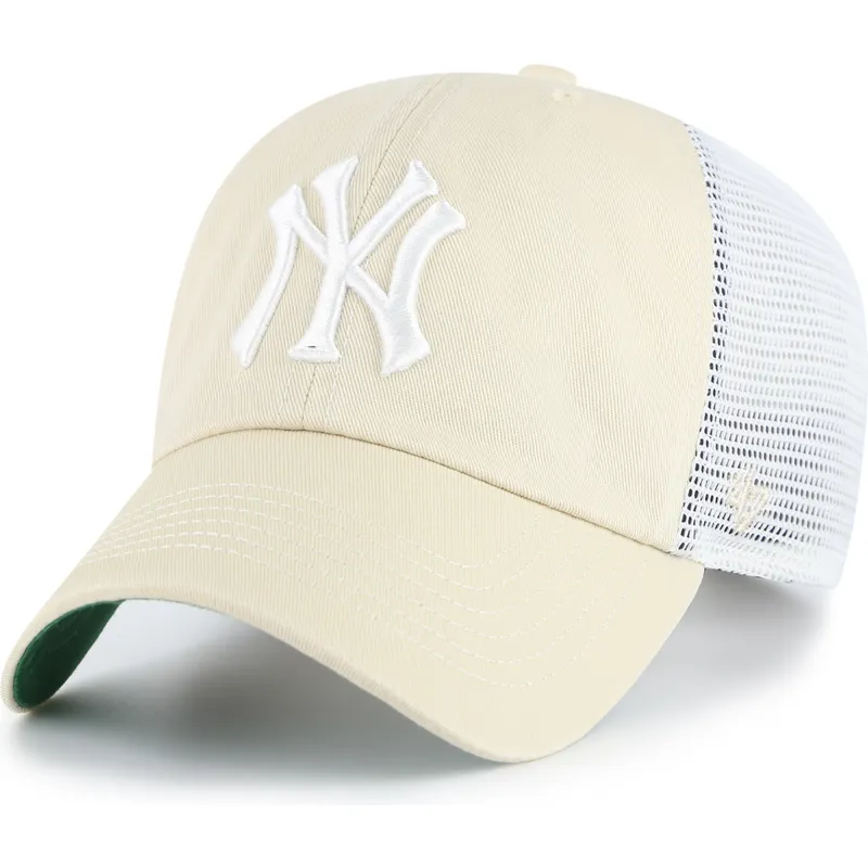 lippikset-kaareva-rekka-beige-snapback-clean-up-trawler-new-york-yankees-mlb-47-brand
