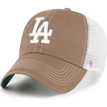 Cap kaareva brown snapback Clean Up Trawler Los Angeles Dodgers MLB 47 Brand