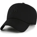 lippikset-kaareva-musta-saadettava-nauha-clean-up-contemporary-two-tone-new-york-yankees-mlb-47-brand
