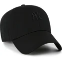lippikset-kaareva-musta-saadettava-nauha-clean-up-contemporary-two-tone-new-york-yankees-mlb-47-brand