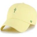 47-brand-curved-brim-cactus-clean-up-nature-base-runner-icon-yellow-adjustable-cap
