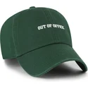 47-brand-curved-brim-out-of-office-phrase-clean-up-base-runner-icon-green-adjustable-cap