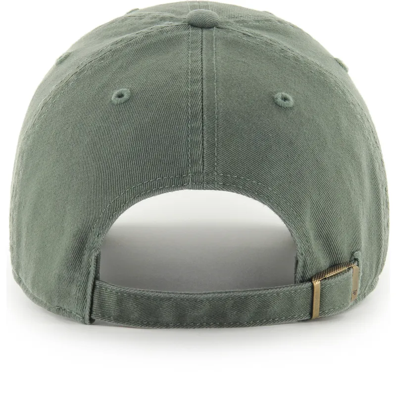 47-brand-curved-brim-my-dog-is-my-child-phrase-clean-up-base-runner-icon-green-adjustable-cap