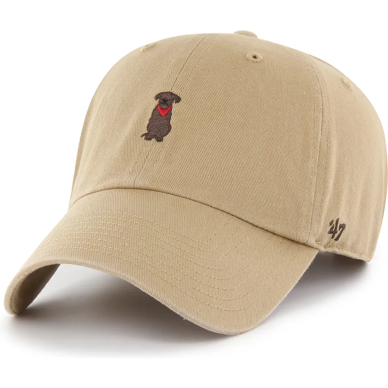 lippikset-kaareva-khaki-saadettava-nauha-clean-up-dog-base-runner-icon-47-brand