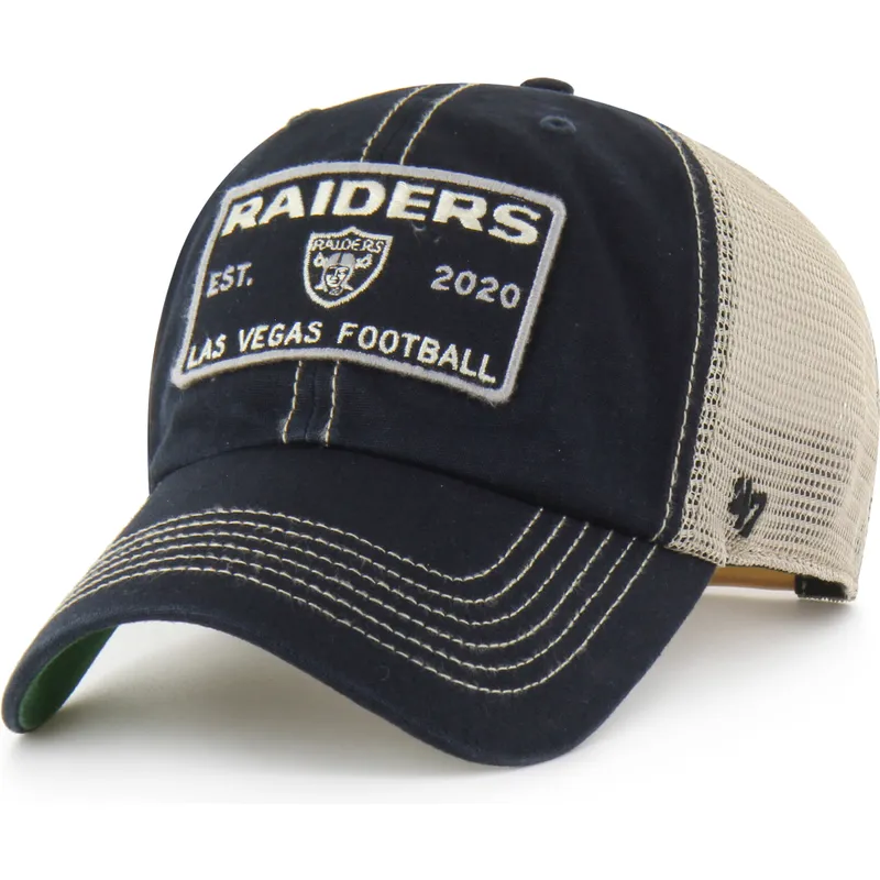lippikset-kaareva-rekka-musta-snapback-clean-up-wabash-las-vegas-raiders-nfl-47-brand lippikset-kaareva-rekka-musta-snapback-clean-up-wabash-las-vegas-raiders-nfl-47-brand