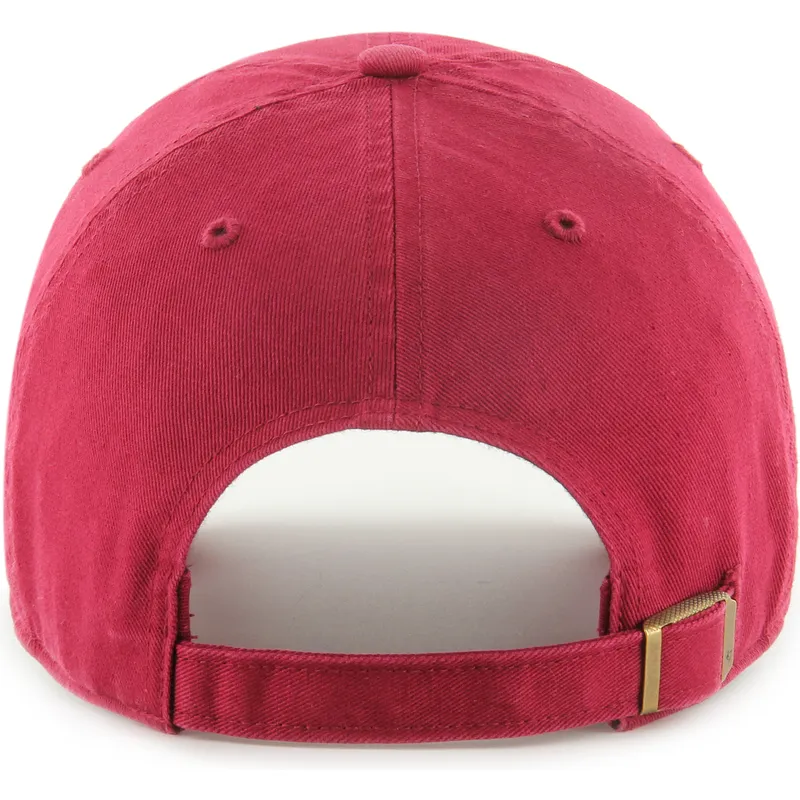 lippikset-kaareva-punainen-saadettava-nauha-clean-up-new-york-yankees-mlb-47-brand