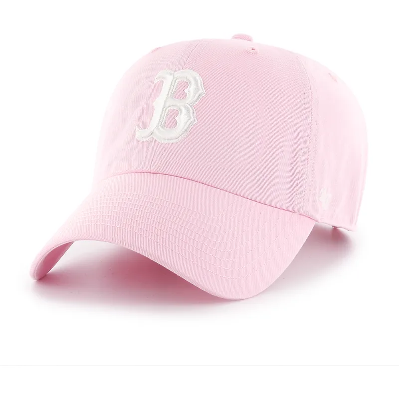 lippikset-kaareva-vaaleanpunainen-saadettava-nauha-clean-up-boston-red-sox-mlb-47-brand